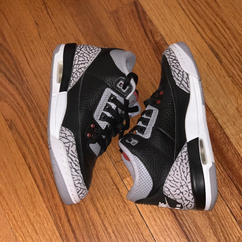🔥 BLACK CEMENT 3’S (2018) - SIZE 4Y 🔥